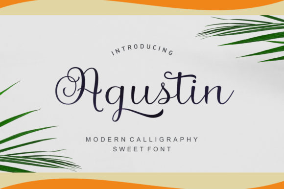 Agustin Script: A Modern Handwritten Font for Authentic Branding