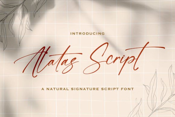 Alatas Script: Bringing Fluid Elegance to Your Creative Projects