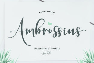 Ambrossius Script: Infusing Your Projects with Handmade Charm