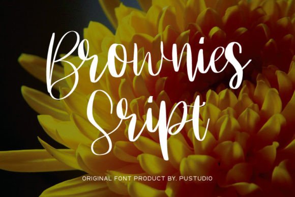 Brownies Script: The Handwritten Touch Your Designs Need