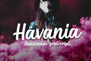 Havania Script: A Stylish Handwritten Font for Modern Designers