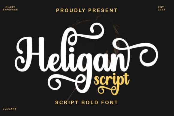 Heligan Script: A Handwritten Font for Confident, Charming Design