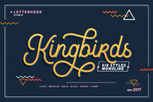 Kingbirds Script: The Versatile Monoline Font Family