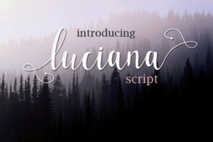 Luciana Script 2: Crafting Modern Elegance in Your Designs