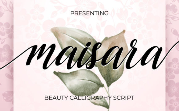 Maisara Script: Where Modern Calligraphy Meets Clean Design