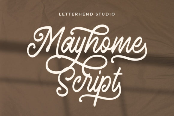 Mayhome Script: Elevate Your Designs with Vintage Charm