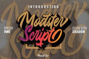 Modster Script: A Modern Hand-Lettered Font for Bold Brands