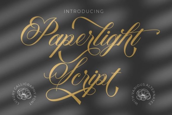 Paperlight Script: Adding a Touch of Handwritten Luxury to Your Designs