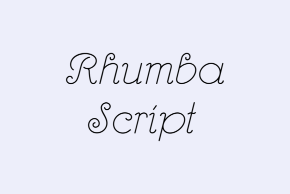 Rhumba Script: Adding Graceful Motion to Your Designs