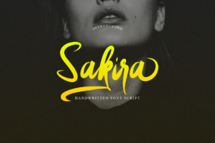 Sakira Script: The Modern Calligraphy Font That Dances